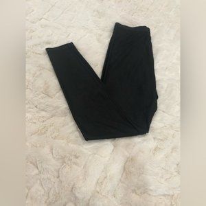 Forever21 Small black leggings with slight shimmer design